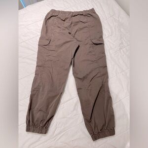 Garage utility pants gathered at bottom color Brown